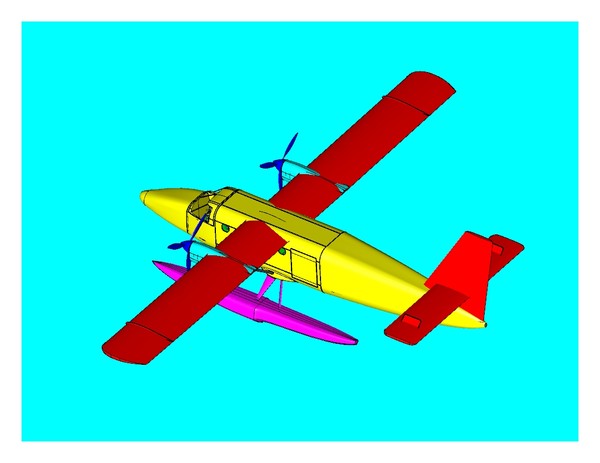 dxf float utility aircraft - Twin Otter Float dwg.7z or .dxf (zip) by RodgerSaintJohn